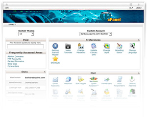 CPANEL HOSTING CONTROL PANEL