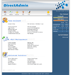 DIRECTADMIN HOSTING CONTROL PANEL